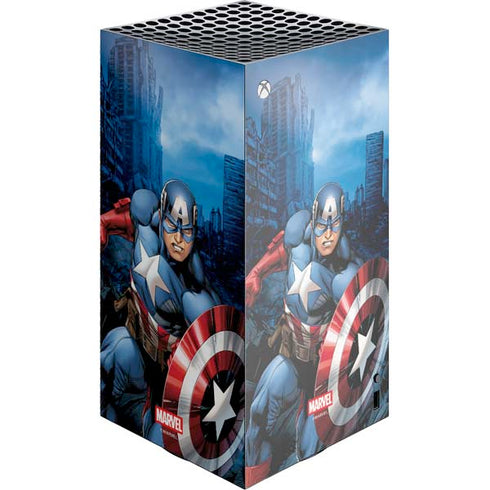 Marvel Captain America Portrait XBox Series X Digital Edition Console Skin
